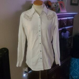 VINTAGE ROCK '47 BY WRANGLER WOMENS SHIRT